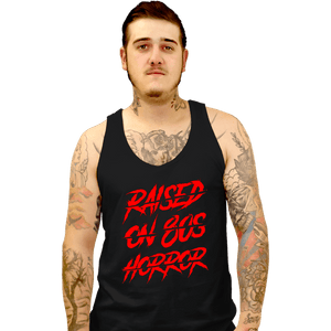 Daily_Deal_Shirts Tank Top, Unisex / Small / Black 80s Horror