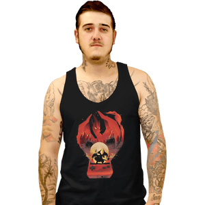 Shirts Tank Top, Unisex / Small / Black Red Pocket Gaming