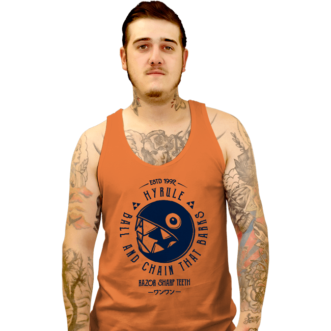 Shirts Tank Top, Unisex / Small / Orange Bow Wow