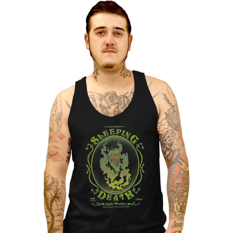 Shirts Tank Top, Unisex / Small / Black Sleeping Death Whiskey