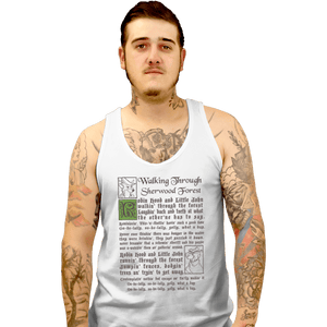 Shirts Tank Top, Unisex / Small / White Sherwood Forest