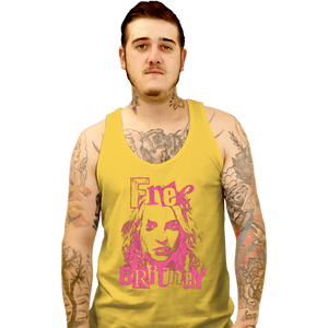 Shirts Tank Top, Unisex / Small / Gold Free Britney Daisy