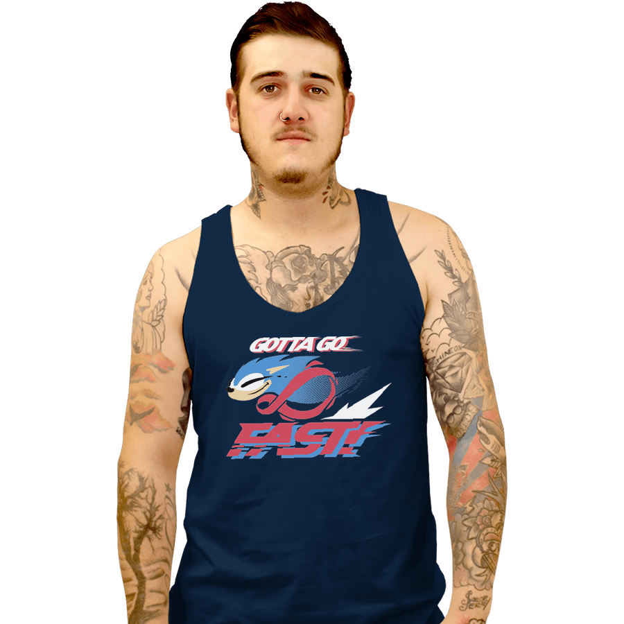 Shirts Tank Top, Unisex / Small / Navy Supersonic