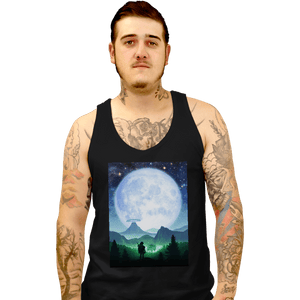 Shirts Tank Top, Unisex / Small / Black Death Mountain Landscape