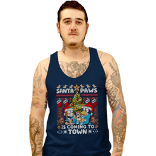Load image into Gallery viewer, Daily_Deal_Shirts Tank Top, Unisex / Small / Navy Santa Paws Bluey Sweater
