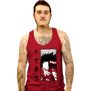 Shirts Tank Top, Unisex / Small / Red Neo Tokyo