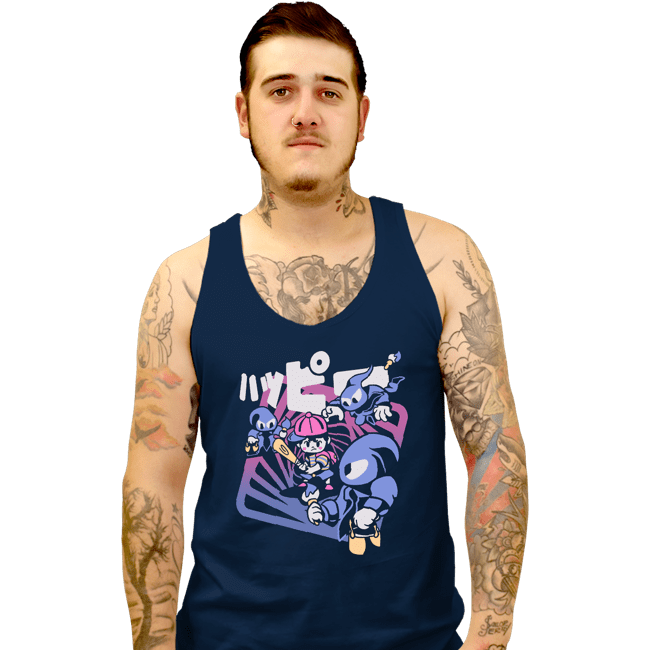 Secret_Shirts Tank Top, Unisex / Small / Navy Happy Attack