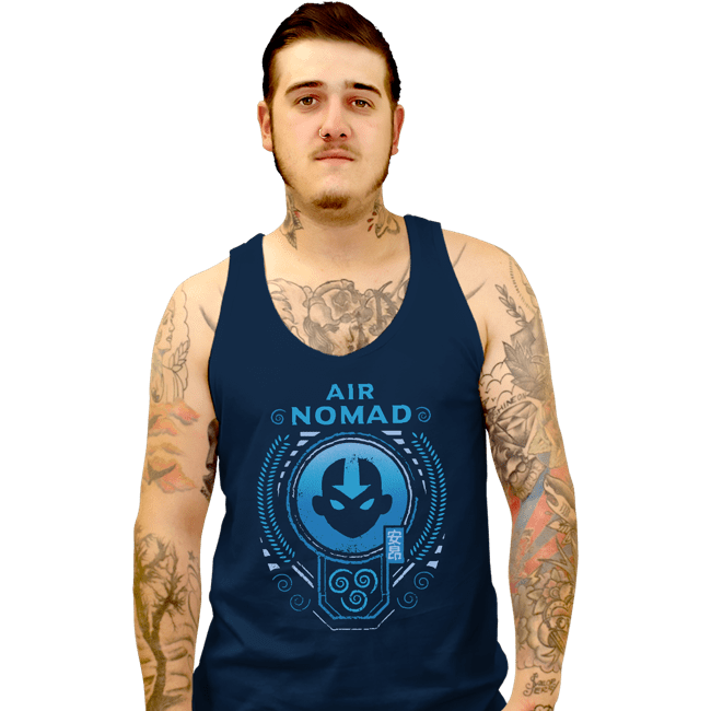 Secret_Shirts Tank Top, Unisex / Small / Navy Mighty Airbender