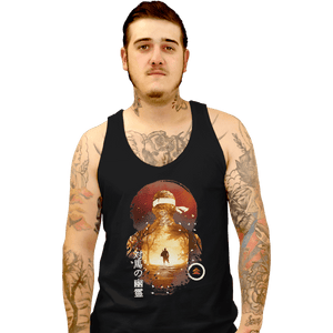 Shirts Tank Top, Unisex / Small / Black Sunset Samurai