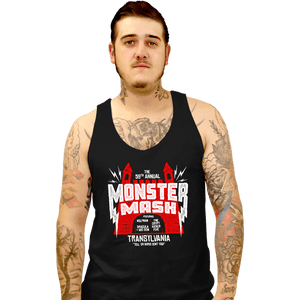 Daily_Deal_Shirts Tank Top, Unisex / Small / Black Monster Mash