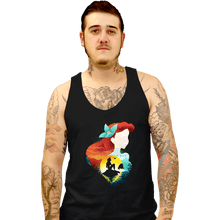 Load image into Gallery viewer, Secret_Shirts Tank Top, Unisex / Small / Black Ariel Shadows
