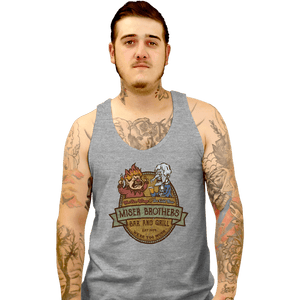 Secret_Shirts Tank Top, Unisex / Small / Sports Grey Miser Bros.