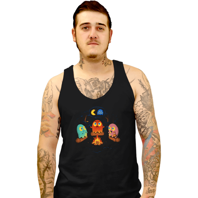 Secret_Shirts Tank Top, Unisex / Small / Black Spooky Ghost Stories