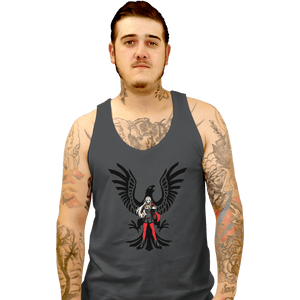 Shirts Tank Top, Unisex / Small / Charcoal Black Eagles House Leader