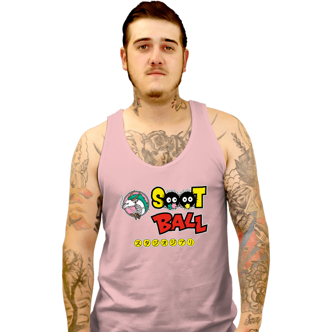 Shirts Tank Top, Unisex / Small / Pink Ghibli Ball Z