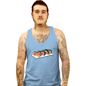 Daily_Deal_Shirts Tank Top, Unisex / Small / Powder Blue Rock Rolls