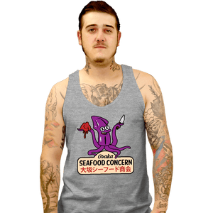 Secret_Shirts Tank Top, Unisex / Small / Sports Grey Osaka Seafood