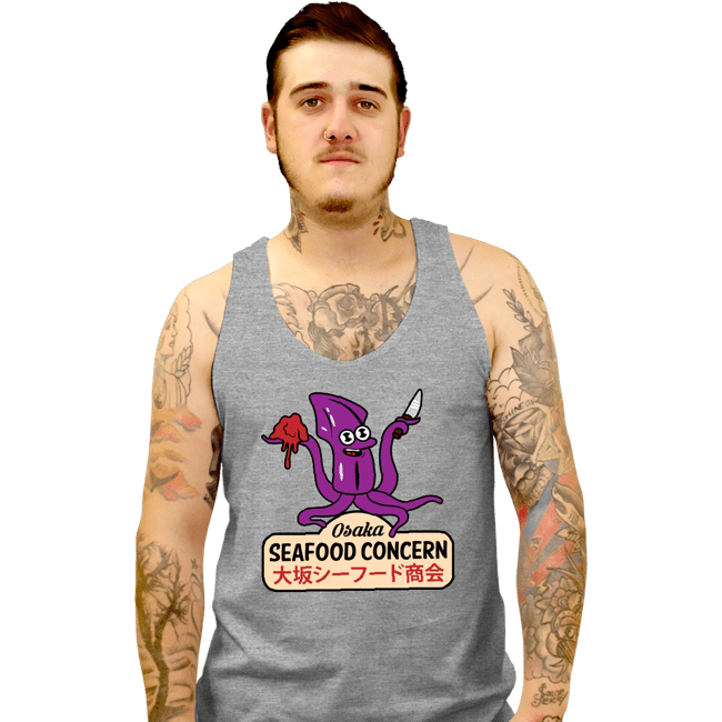 Secret_Shirts Tank Top, Unisex / Small / Sports Grey Osaka Seafood