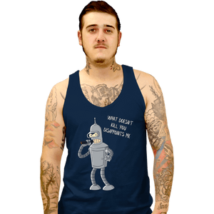 Shirts Tank Top, Unisex / Small / Navy Disappointed