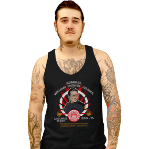 Shirts Tank Top, Unisex / Small / Black William Adama