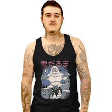 Load image into Gallery viewer, Shirts Tank Top, Unisex / Small / Black Kaiju Snowman
