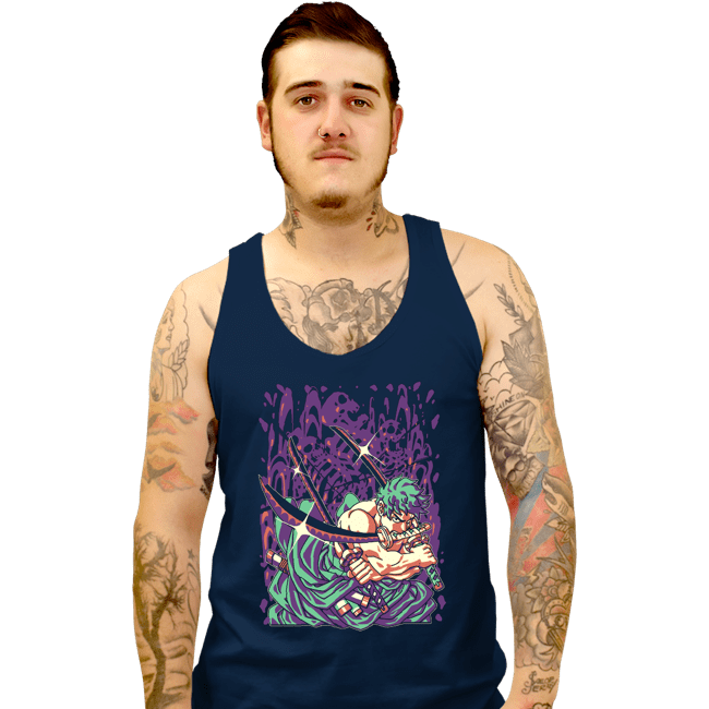 Secret_Shirts Tank Top, Unisex / Small / Navy Zoro