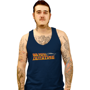 Daily_Deal_Shirts Tank Top, Unisex / Small / Navy Vintage Outatime