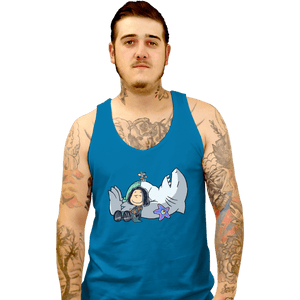 Secret_Shirts Tank Top, Unisex / Small / Sapphire Friend Not Nom Nom