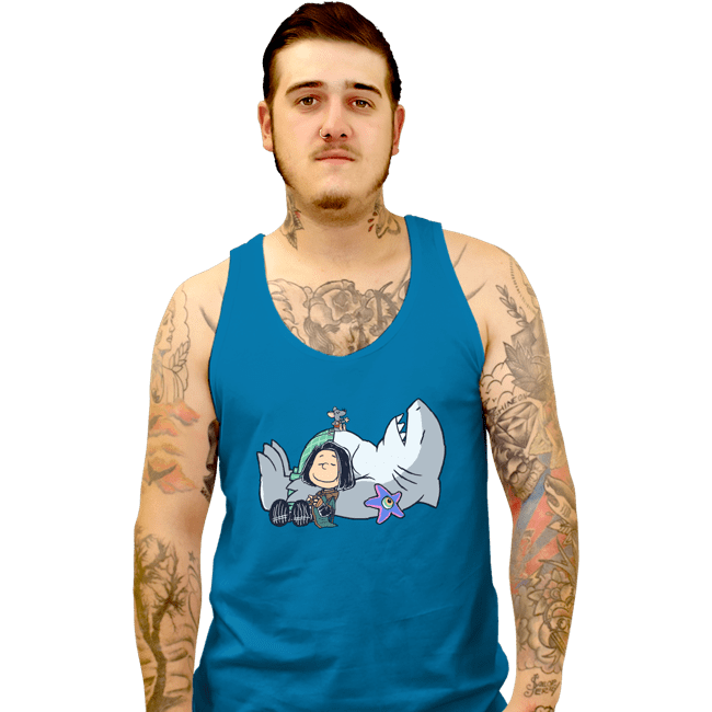 Secret_Shirts Tank Top, Unisex / Small / Sapphire Friend Not Nom Nom