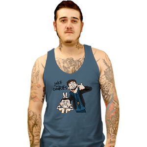 Secret_Shirts Tank Top, Unisex / Small / Indigo Blue Jake & Charles