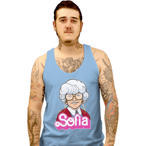 Shirts Tank Top, Unisex / Small / Powder Blue Sophia