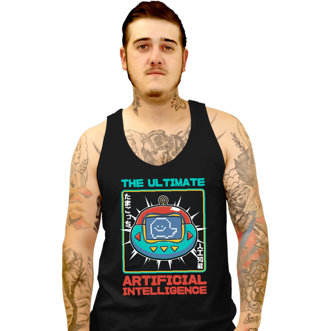 Daily_Deal_Shirts Tank Top, Unisex / Small / Black Vintage Virtual Pet
