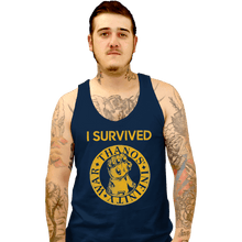 Load image into Gallery viewer, Shirts Tank Top, Unisex / Small / Navy Infinity War Survivor

