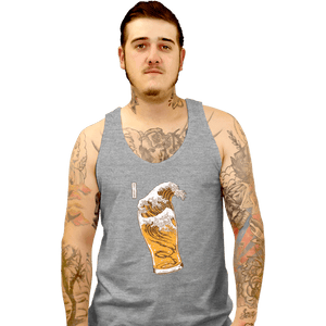 Daily_Deal_Shirts Tank Top, Unisex / Small / Sports Grey The Great Beer Wave