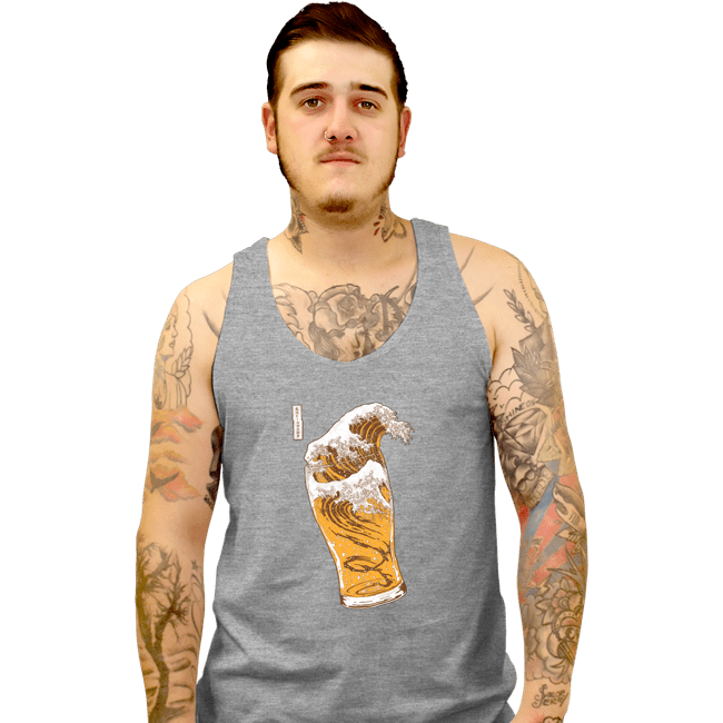 Daily_Deal_Shirts Tank Top, Unisex / Small / Sports Grey The Great Beer Wave