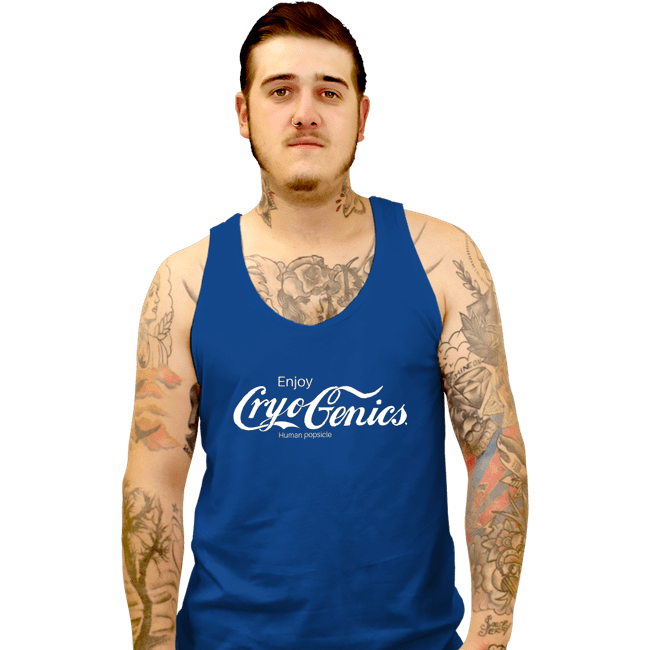 Shirts Tank Top, Unisex / Small / Royal Blue Cryogenics