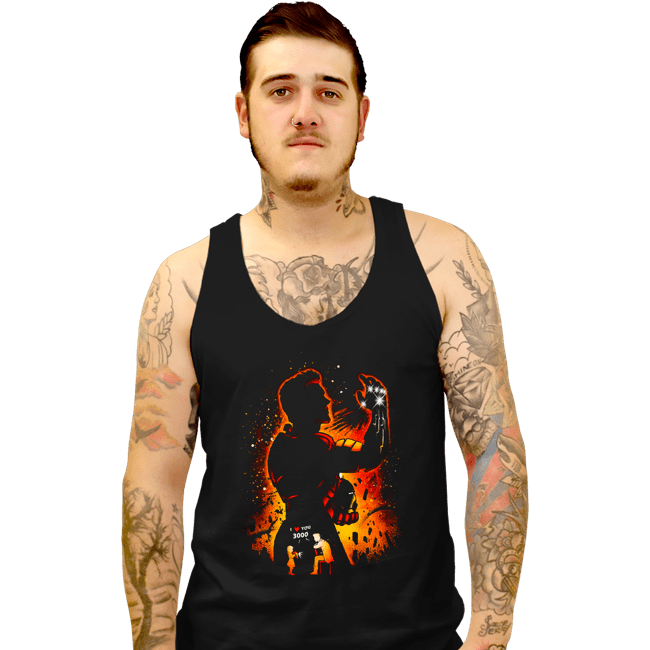 Shirts Tank Top, Unisex / Small / Black Man Of Iron
