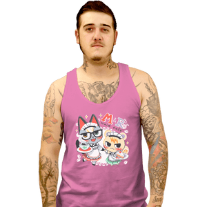 Shirts Tank Top, Unisex / Small / Pink M&R Maid Cafe