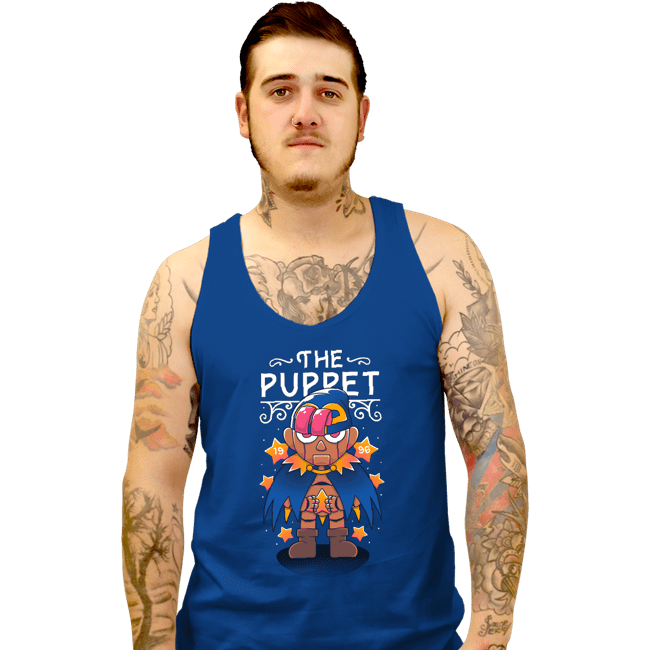Secret_Shirts Tank Top, Unisex / Small / Royal Blue The Puppet
