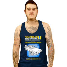Load image into Gallery viewer, Shirts Tank Top, Unisex / Small / Navy Time Machine Manual
