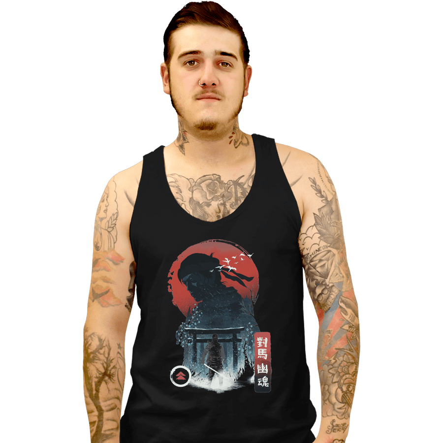 Shirts Tank Top, Unisex / Small / Black Samurai Warrior