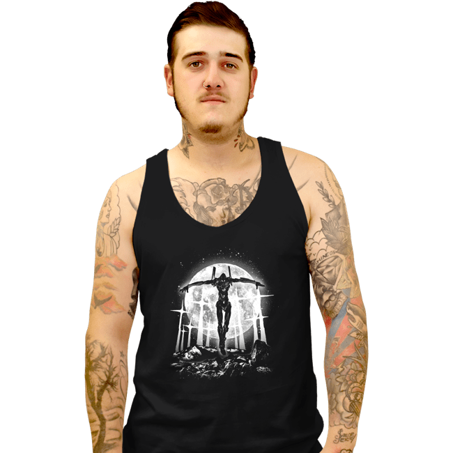 Shirts Tank Top, Unisex / Small / Black Moonlight Pilot