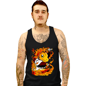 Daily_Deal_Shirts Tank Top, Unisex / Small / Black Hashira Fire