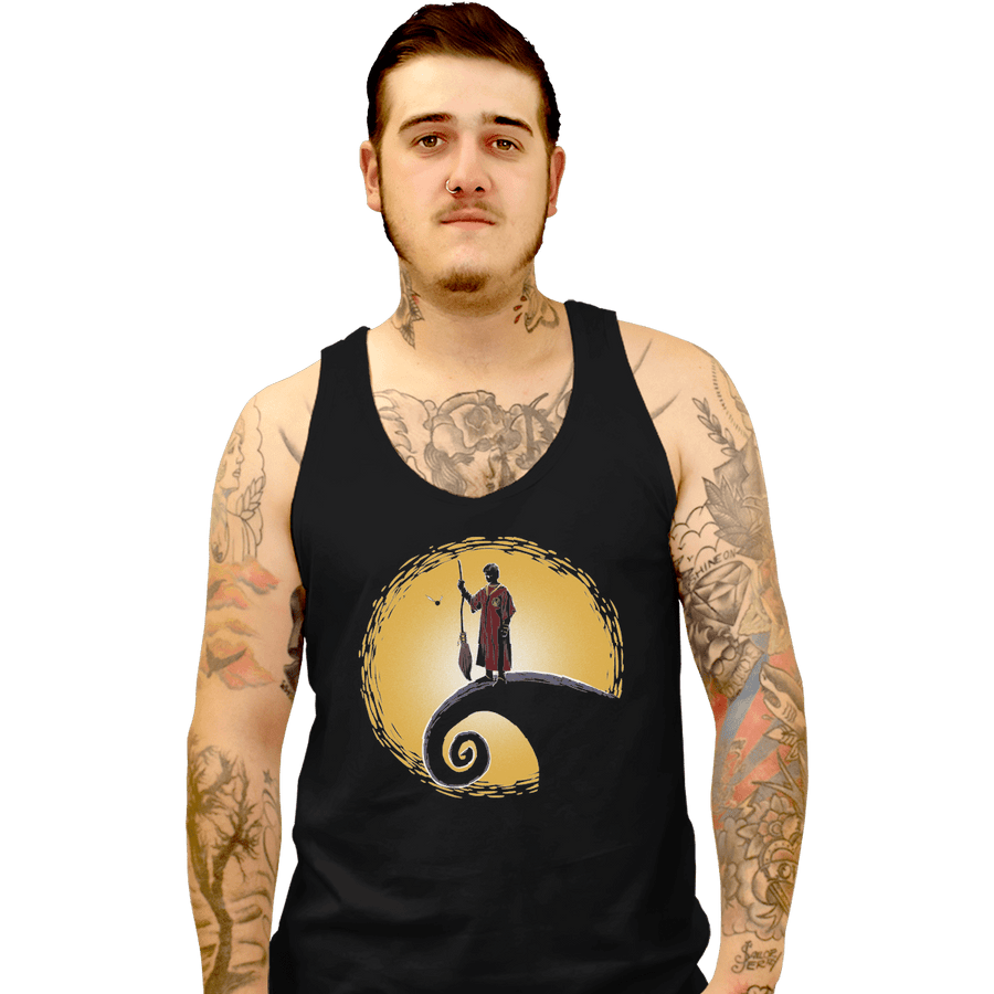 Shirts Tank Top, Unisex / Small / Black Quidditch Before Christmas