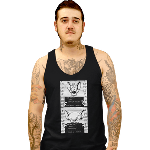 Shirts Tank Top, Unisex / Small / Black Pinky and The Brain