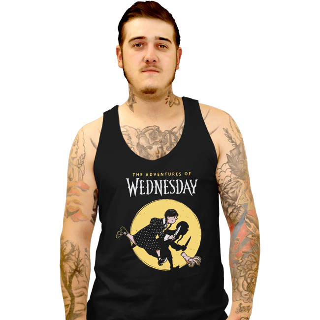 Daily_Deal_Shirts Tank Top, Unisex / Small / Black The Adventures Of Wednesday