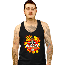 Load image into Gallery viewer, Secret_Shirts Tank Top, Unisex / Small / Black Big Blocks
