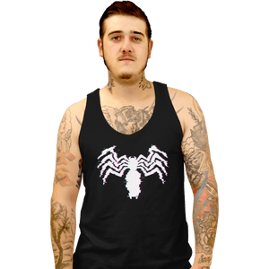 Shirts Tank Top, Unisex / Small / Black Glitch Symbiote