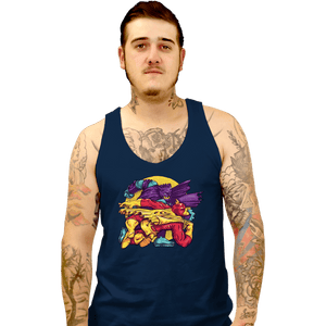 Daily_Deal_Shirts Tank Top, Unisex / Small / Navy The Bart Knight