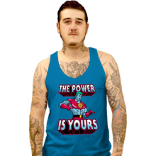 Load image into Gallery viewer, Shirts Tank Top, Unisex / Small / Sapphire The Power Is Yours
